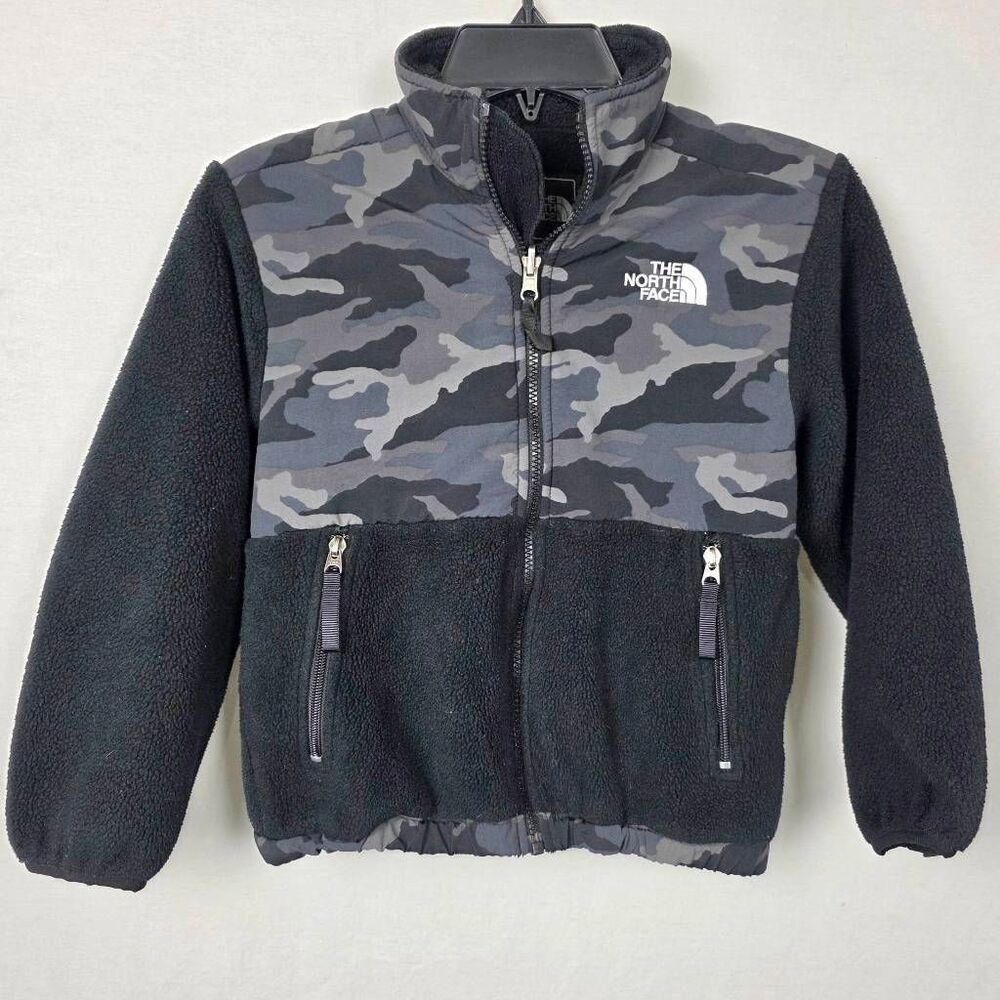 The North Face Boys Camo Polartec Fleece Jacket S